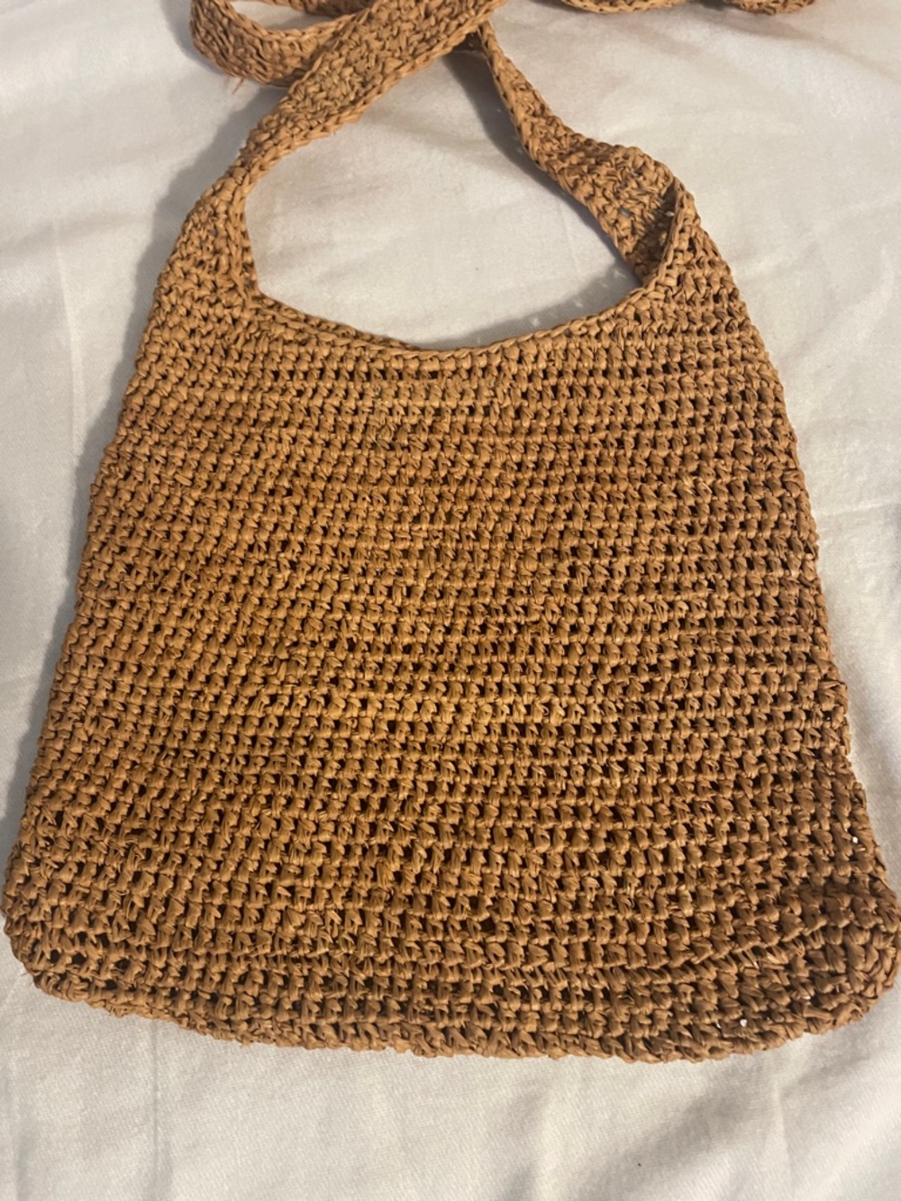 Kaminski Handwoven Straw Crossbody Bag in Brown - Picture 3 of 6
